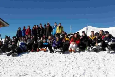 Les élèves de Banville en stage de ski