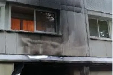 Un appartement détruit dans un incendie dans le quartier de Nomazy à Moulins