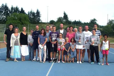 Les vainqueurs du tournoi de tennis