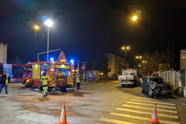 Accident spectaculaire mais sans gravité sur le boulevard Pourchon à Clermont-Ferrand