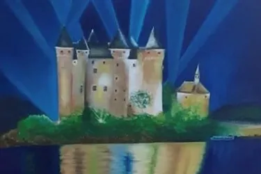 Cinq peintres locales exposent au Château de Val jusqu’à fin août