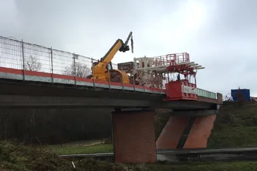 Les travaux du pont de Sept-Fons sont désormais visibles