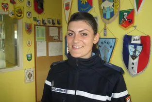 Kassandra Gobbo à la gendarmerie