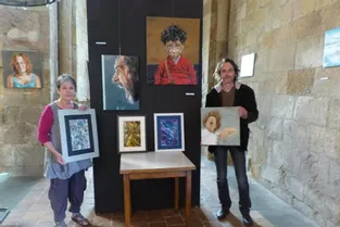 Deux artistes à la Maison du Pèlerin