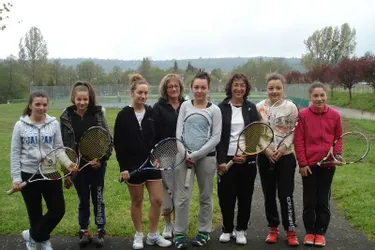 Les membres du Tennis club en forme