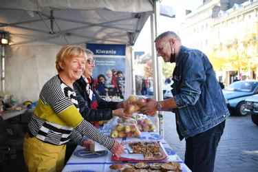 Réussite de la fête de la pomme du Kiwanis à Moulins pour lutter contre le cancer infantile