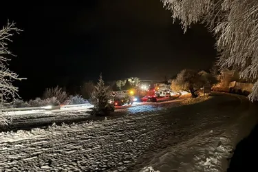 Une centaine d'automobilistes ont été bloqués par la neige en Corrèze