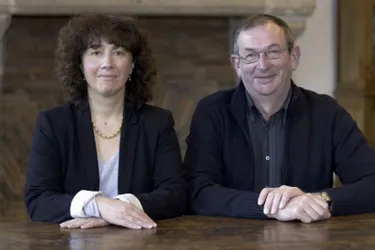 Felletin - Droite et centre : Valérie Bertin et Claude Bialoux