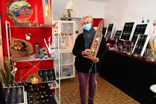 L'artiste verrière Nathalie Lacroix (Verre i table) a ouvert une boutique éphémère à Moulins