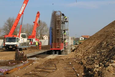A Bournoncle-Saint-Pierre (Haute-Loire), un nouveau viaduc sort de terre pour la future RN 102