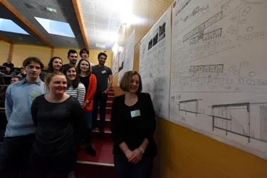 Neuf étudiants architectes et ingénieurs ont planché sur la réalisation d’un habitat participatif