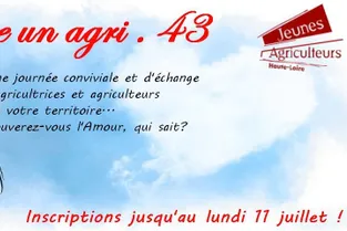 "Like un agri.43" : un "meet-dating agricole" entre célibataires de Haute-Loire