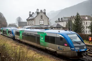 Les passagers d'un TER entre Aurillac et Clermont-Ferrand restent bloqués quatre heures dans un train en panne à Vic (Cantal)
