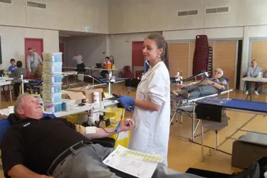 77 personnes ont participé au dernier don du sang avant les vacances