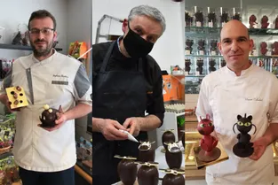 Zèbre, caméléon, Mario... Les chocolatiers du bassin de Riom misent sur l'originalité pour Pâques
