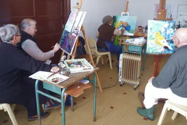 Des cours de peinture avec l’association Indigo