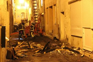 Le feu dans un appartement d'un immeuble ancien du centre-ville: huit personnes relogées