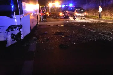Collisions en chaîne impliquant un bus et trois voitures, à Riom (Puy-de-Dôme)