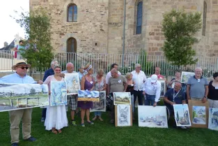 Vingt-sept aquarellistes amateurs en concours dans la commune