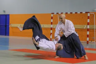 Les cours d’aïkido avec Jean-Claude Champagneux