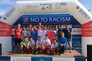 Le CSP football en Espagne avec les U15