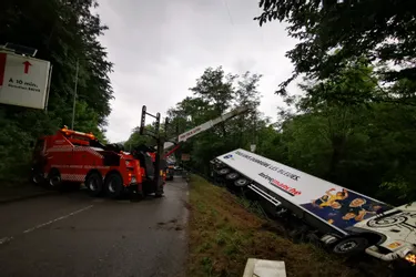 Un accident de poids lourd à l'entrée de Tulle (Corrèze) perturbe la circulation depuis ce mardi matin