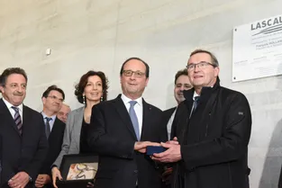 François Hollande inaugure Lascaux 4