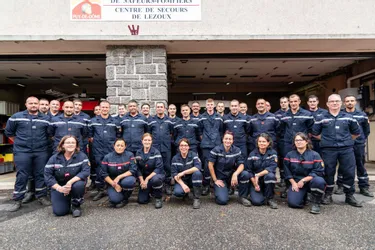 L'engagement au quotidien des 43 pompiers volontaires de Lezoux (Puy-de-Dôme)