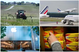 Double enquête sur Apple, turbulences chez Air France, la retraite agricole revalorisée... les 5 infos éco de la semaine