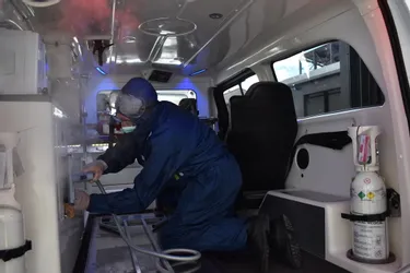 Cantal : les Ambulances sanfloraines ont investi dans un appareil de désinfection à vapeur novateur