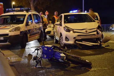 Choc voiture contre deux-roues, quai Favières à Montluçon : un blessé léger