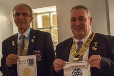 Visite solidaire au Rotary club