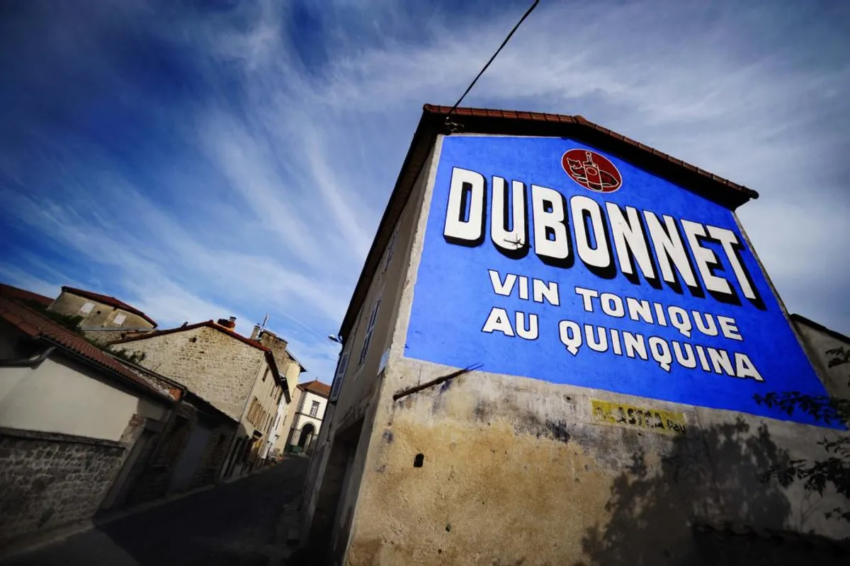 SOUS MAINS PUBLICITAIRE DUBONNET ANNEES 20. TRES COLORÉ 32 x 22 cm. ÉTAT TRES BIEN - Collection