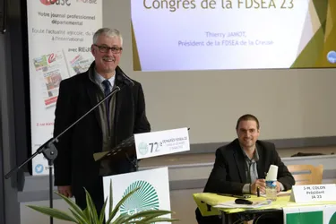 Au 72e congrès de la fédération départementale des syndicats d’exploitants agricoles (FDSEA)