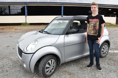 A 15 ans, il fait sa rentrée au lycée au volant de sa voiturette sans permis en Creuse