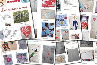 Covid-19 : les écoliers de Villefranche-d'Allier (Allier) envoient une édition spéciale de soutien aux soignants et patients