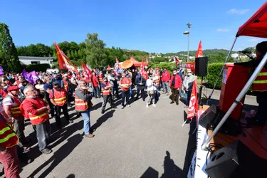 Près de 300 agents du Limousin et d'Auvergne réunis à Tulle ce jeudi à l'appel de la CGT-Energie