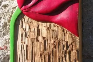 Exposition de sculptures sur bois