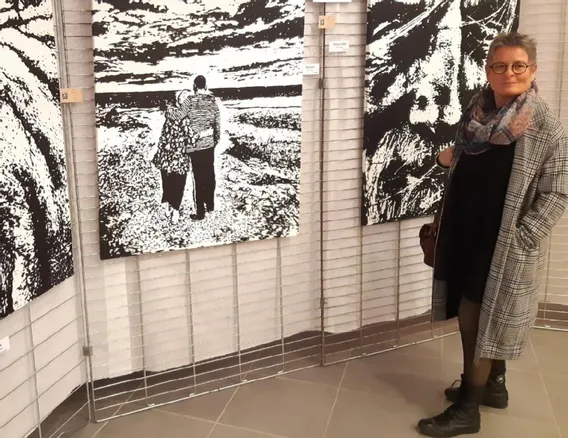 Valery Ray Les toiles à l’encre de Chine s’exposent - La Montagne