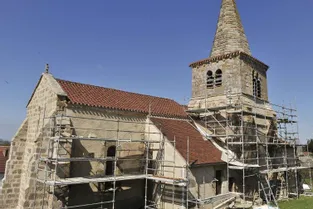 Les travaux de l’église, lancés en 2011, s’achèveront cette année