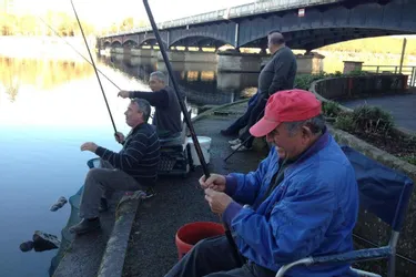 Les pêcheurs du lac d’Allier se font plaisir