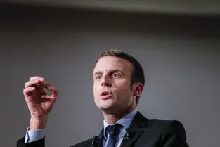 Emmanuel Macron à la Grande Halle d'Auvergne le 7 janvier