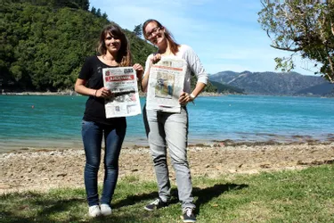Clémence et Carline profitent de l'été néo-zélandais