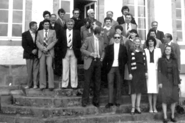 Juillet 1980 : les dirigeants du groupe industriel anglais SMC à Bourbon-l'Archambault