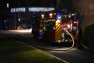 Le feu dans une chambre du centre hospitalier de Brioude (Haute-Loire)