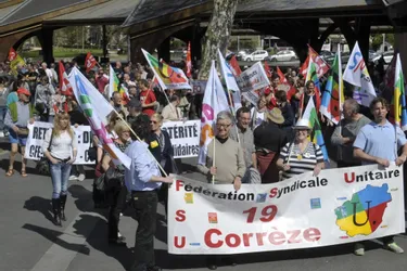 La mobilisation intersyndicale et interprofessionnelle a rassemblé près 600 Corréziens, hier