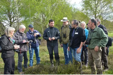 En mai, l’observation s’est déroulée en présence du groupe naturaliste franco-allemand