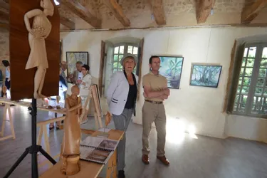 Sculptures et peintures se partagent une exposition à Lespinasse