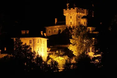 Le château illuminé pour la Saint-Roch