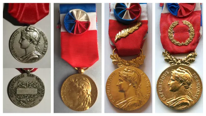 Médaille Ministère Du Travail – MED 025, Bronze, Période 1919-1930, France